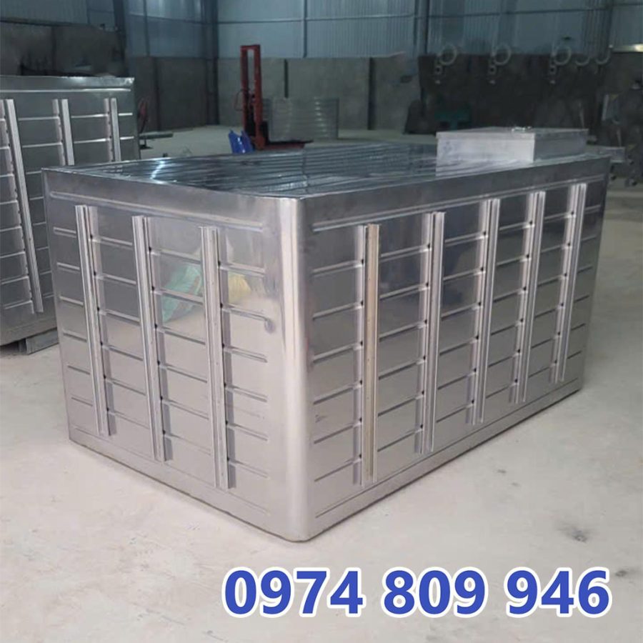 Bể nước ngầm inox 2500L