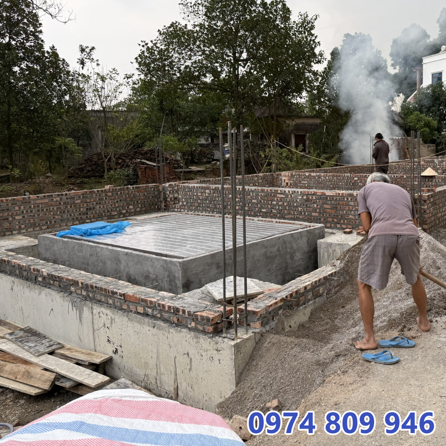 hình ảnh lắp đạt bể nước ngầm inox