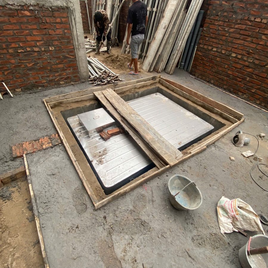 thi công bể nước inox tiến đạt