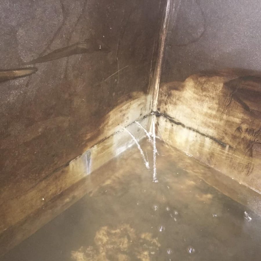 Bể Nước Ngầm Bị Nứt gây ra rò gì nước