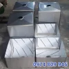 Hố chậu inox 500x500x300 mm gia công sắc nét, đáy dốc thoát nước nhanh