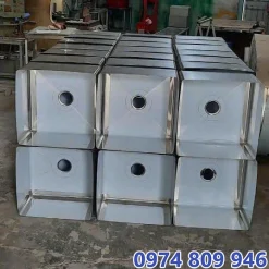 Gia công hố chậu inox theo yêu cầu kích thước tại xưởng